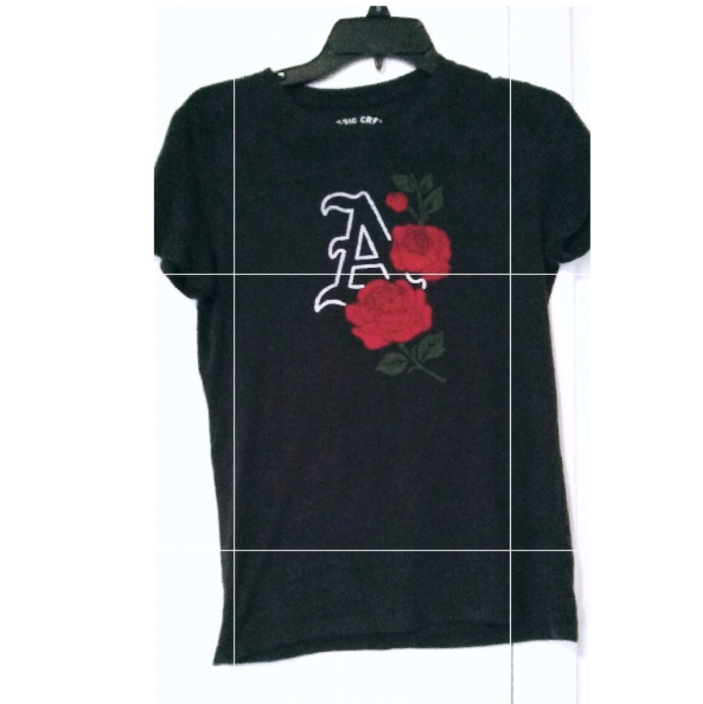 Rose Print Aeropostale Classic Crew Shirt